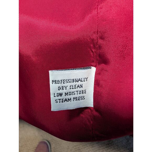 Dumas Blazer Womens LRG 14 Red Wool Jacket One Button Lined Vintage Made In USA - Picture 10 of 13